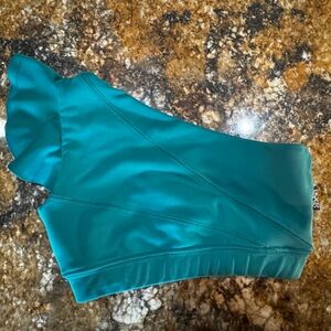 Tiger Friday emerald green sports top dance child large